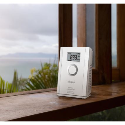 Sencor - Bezvadu oglekļa dioksīda sensors 5V/3xAA 2000 mAh