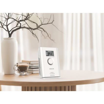 Sencor - Bezvadu oglekļa dioksīda sensors 5V/3xAA 2000 mAh