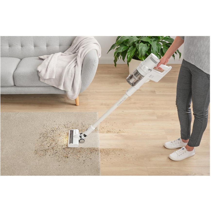 Sencor - Bezvadu putekļu sūcējs 2in1 250W/2200 mAh balta