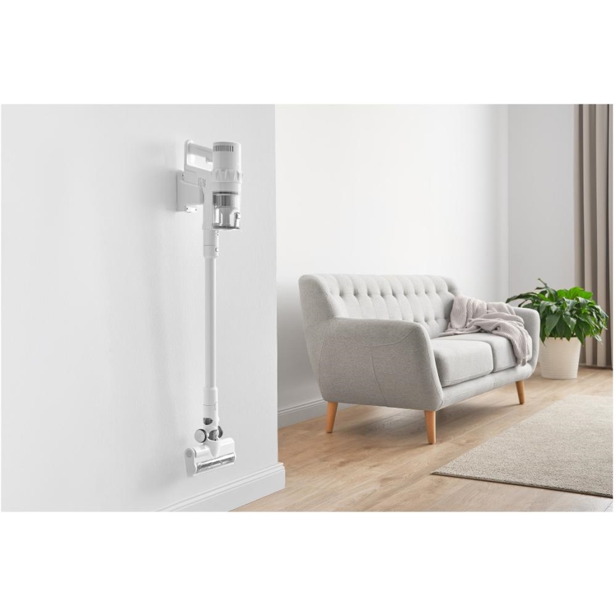 Sencor - Bezvadu putekļu sūcējs 2in1 250W/2200 mAh balta