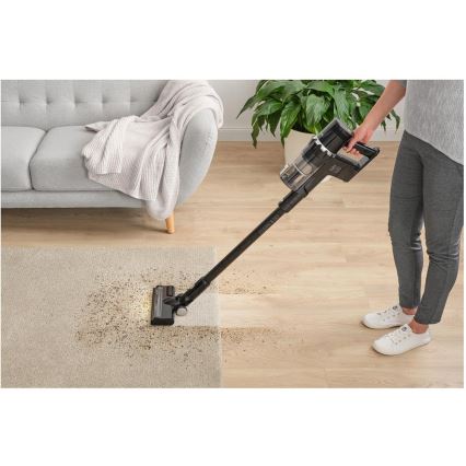 Sencor - Bezvadu putekļu sūcējs 2in1 250W/2200 mAh melna