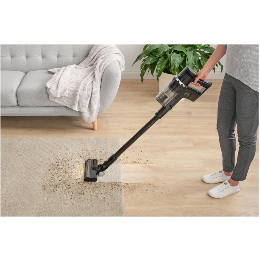 Sencor - Bezvadu putekļu sūcējs 2in1 250W/2200 mAh melna