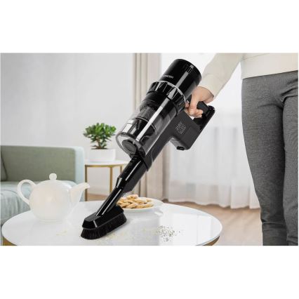 Sencor - Bezvadu putekļu sūcējs 2in1 250W/2200 mAh melna