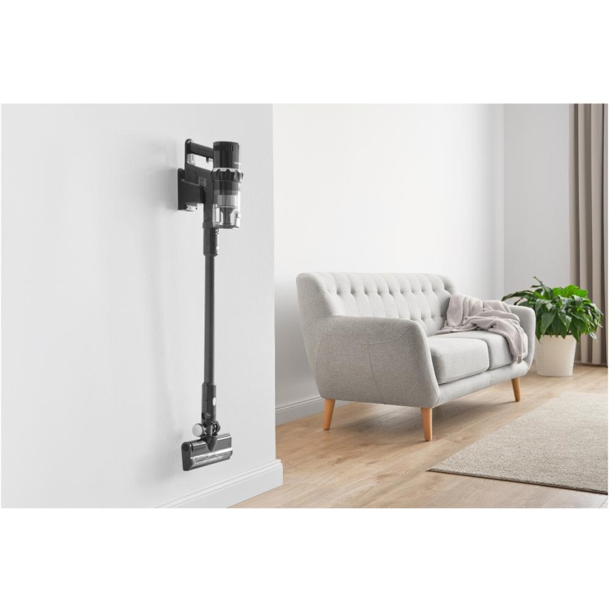 Sencor - Bezvadu putekļu sūcējs 2in1 250W/2200 mAh melna