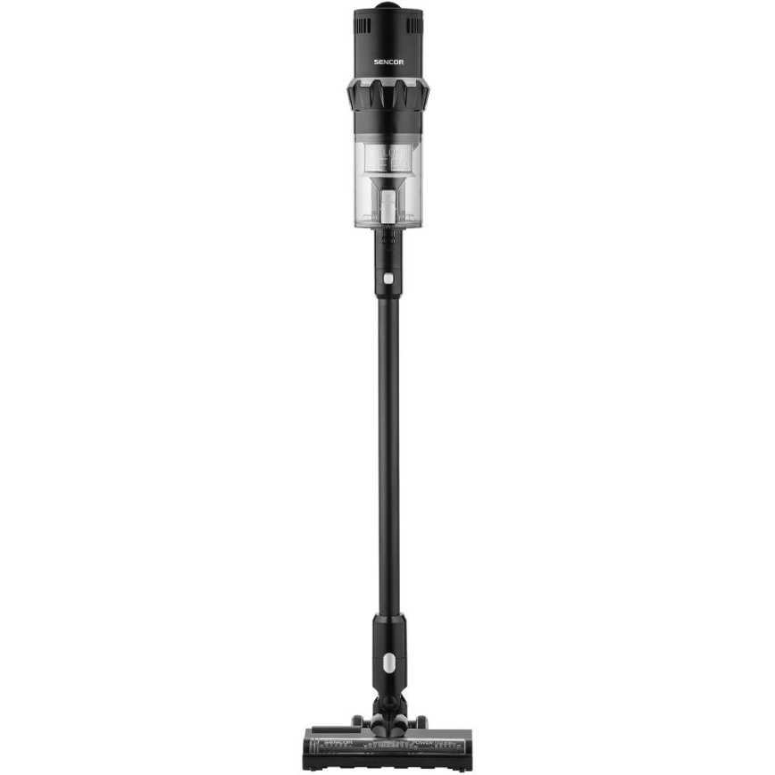Sencor - Bezvadu putekļu sūcējs 2in1 250W/2200 mAh melna