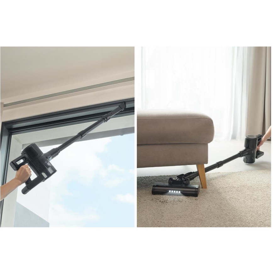 Sencor - bezvadu stieņveida putekļsūcējs 2 vienā 200W/2600 mAh melns