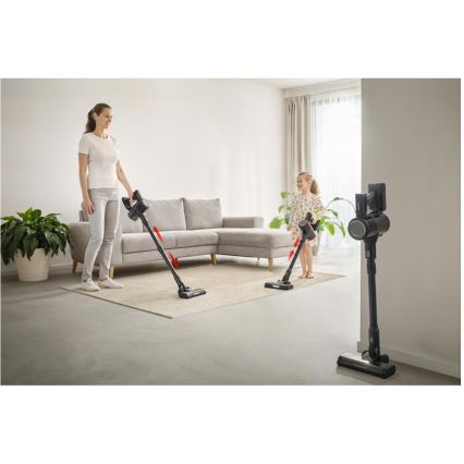 Sencor - bezvadu stieņveida putekļsūcējs 2 vienā 200W/2600 mAh melns