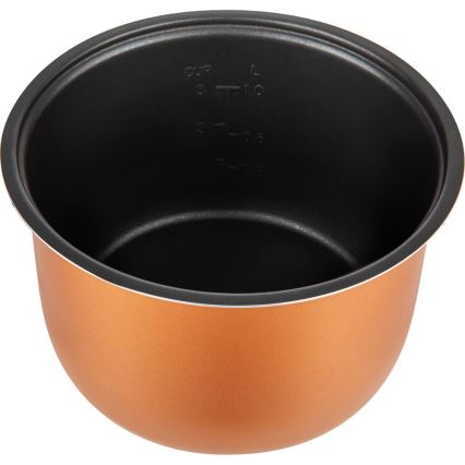 Sencor - Daudzfunkcionāls rīsu vārāmais 350W/230V 0,6 l nerūsējošais tērauds/melns