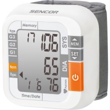 Sencor - Digitālais asinsspiediena mērītājs 2xAAA