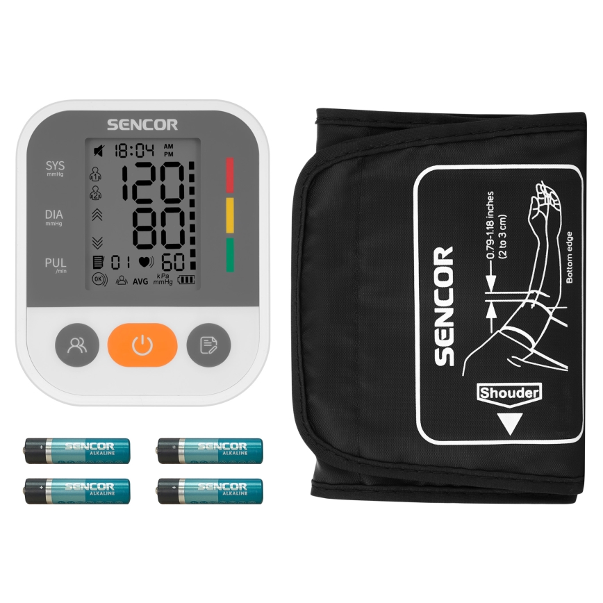 Sencor - Ciparu asinometrs USB 4xAAA
