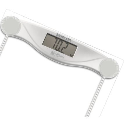 Sencor - Digitāli personālie svari ar LCD ekrānu 1xCR2032