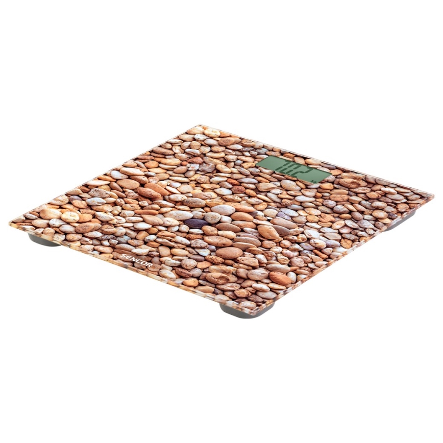 Sencor - Digitālie personālie svari ar LCD ekrānu 1xCR2032