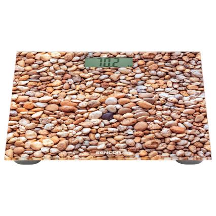 Sencor - Digitālie personālie svari ar LCD ekrānu 1xCR2032