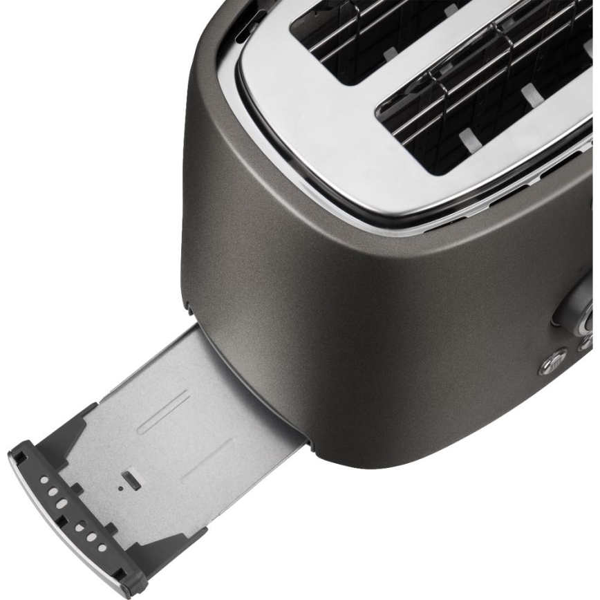 Sencor - Divu šķēļu tosteris 1000 W/230 V, antracīta krāsa