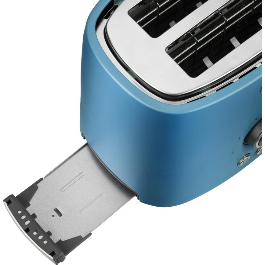 Sencor - divu šķēļu tosteris ar sildīšanas resti 1000W/230V zils