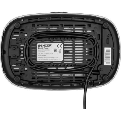 Sencor - Divu spraugu tosteris ar grilu 1000W/230V, vara krāsā