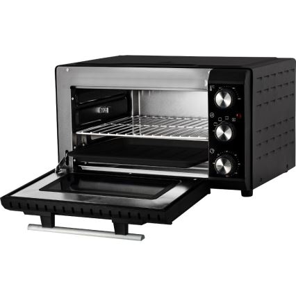 Sencor - Elektriskā cepeškrāsns 20 l 1650W/230V melna