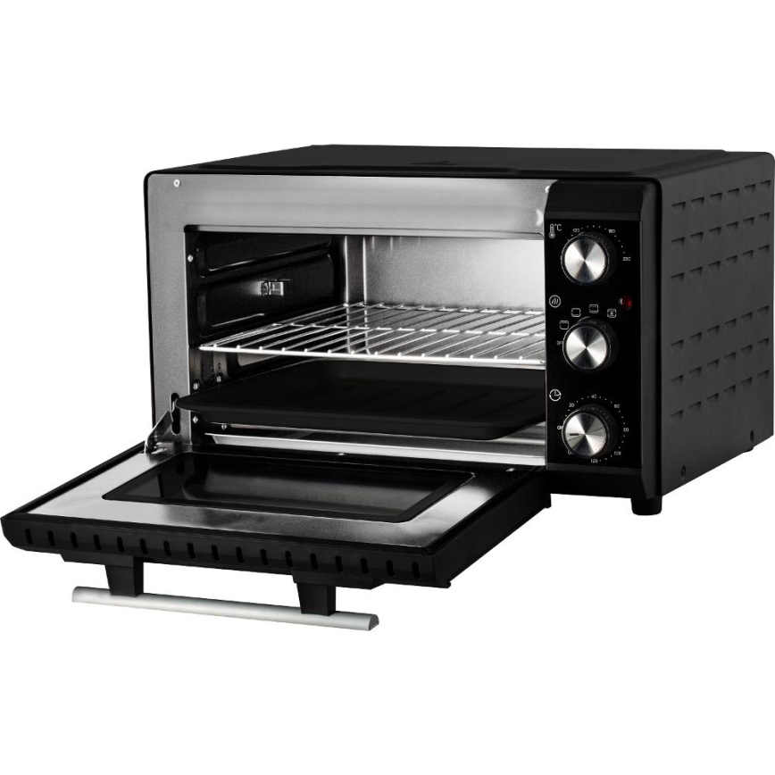 Sencor - Elektriskā cepeškrāsns 20 l 1650W/230V melna