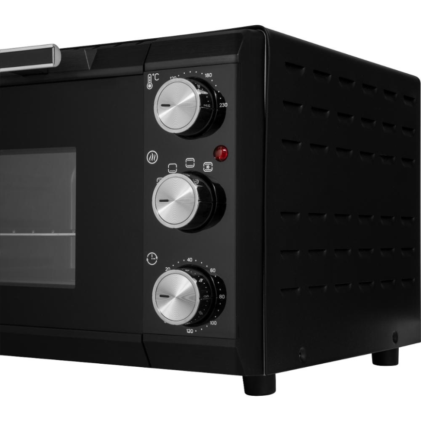 Sencor - Elektriskā cepeškrāsns 20 l 1650W/230V melna