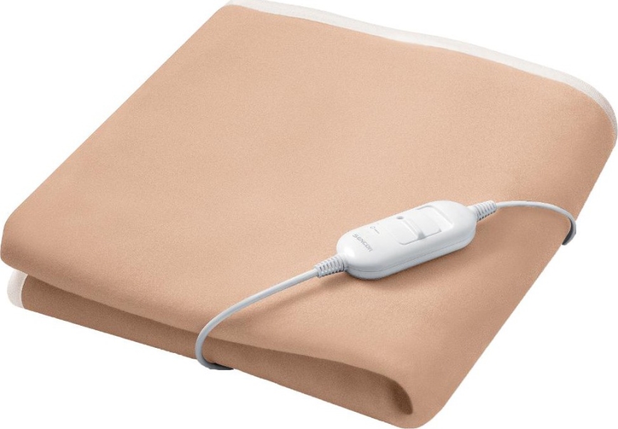 Sencor - Elektriskā sega 60W/230V 150x80 cm bēša