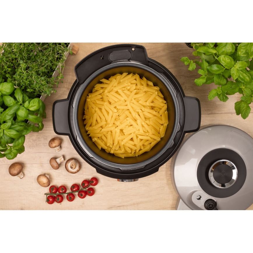 Sencor - Elektriskā spiediena katls ar LCD ekrānu 1100W/230V 10 funkcijas 5,5l