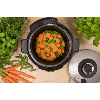 Sencor - Elektriskā spiediena katls ar LCD ekrānu 1100W/230V 10 funkcijas 5,5l