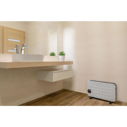 Sencor - Elektriskais tiešsildītājs/konvektors 750/1250/2000W ar termostatu