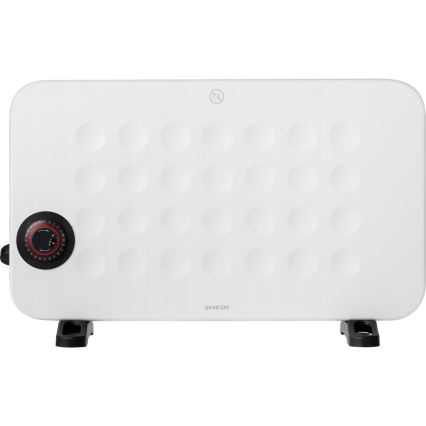 Sencor - Elektriskais tiešsildītājs/konvektors 750/1250/2000W ar termostatu