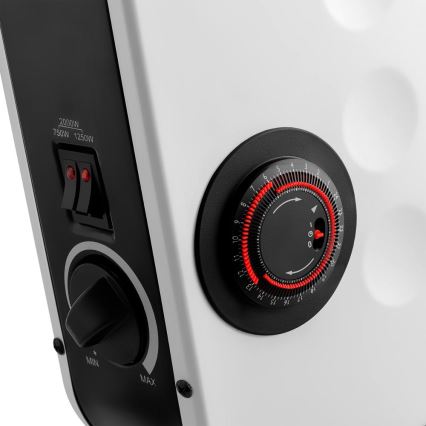 Sencor - Elektriskais tiešsildītājs/konvektors 750/1250/2000W ar termostatu