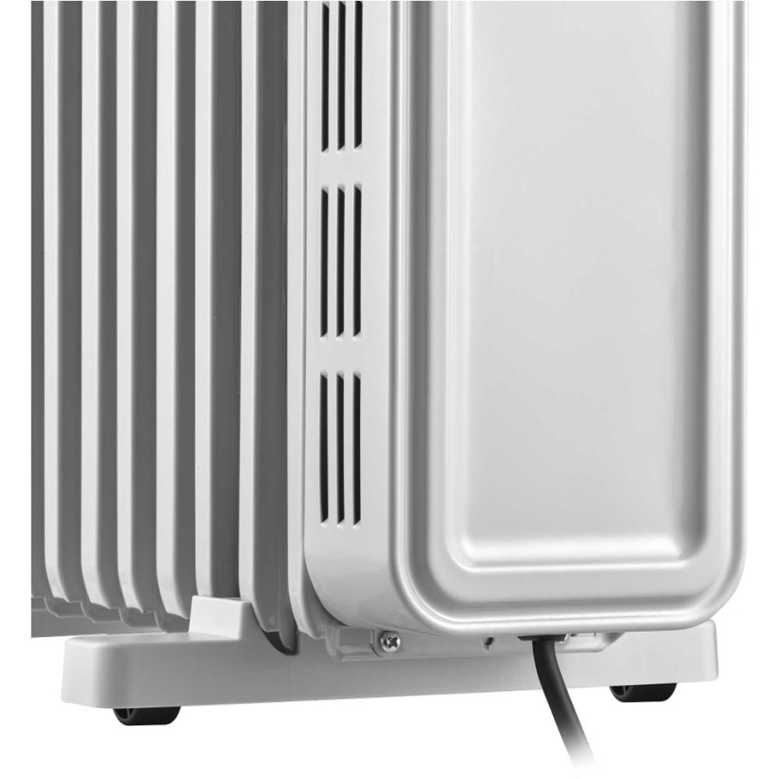 Sencor - Eļļas radiators ar 13 ribām 1000/2500W/230V balts + tālvadības pults