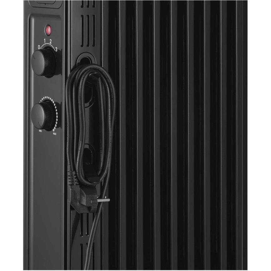 Sencor - eļļas radiators ar 9 ribām 800/1200/2000W/230V melns