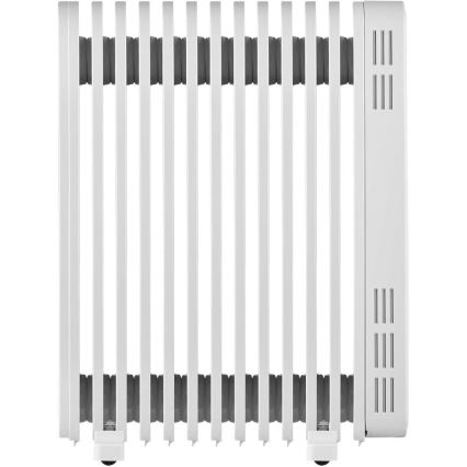Sencor - Eļļas radiators ar 13 ribām 1000/2500W/230V balts + ar tālvadības pulti