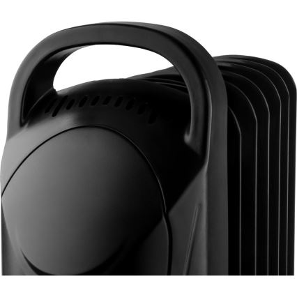 Sencor - Eļļas sildītājs ar 7 ribām 700W/230V melns