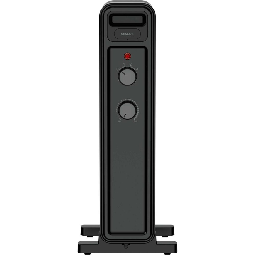 Sencor - eļļas sildītājs ar 7 sekcijām 600/900/1500W/230V melns