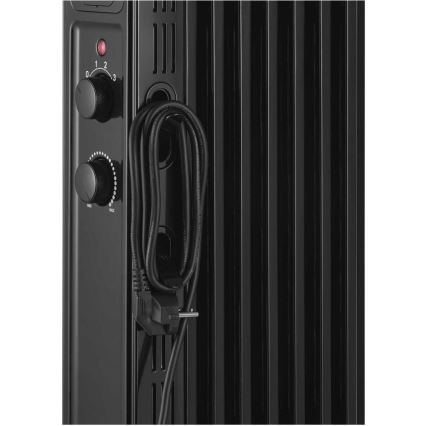 Sencor - eļļas sildītājs ar 7 sekcijām 600/900/1500W/230V melns