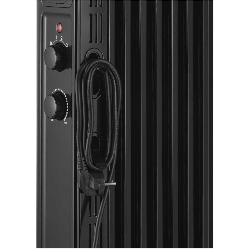 Sencor - eļļas sildītājs ar 7 sekcijām 600/900/1500W/230V melns