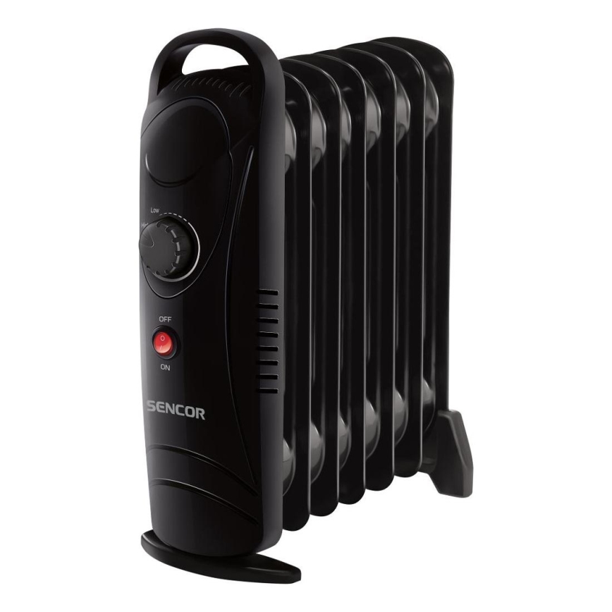 Sencor - Eļļas sildītājs ar 7 sekcijām 700 W/230 V melns