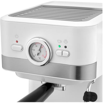Sencor - Espresso kafijas automāts ar sviru 1050W/230V balts/matēts hroms