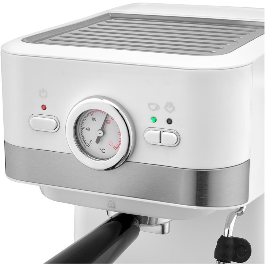 Sencor - Espresso kafijas automāts ar sviru 1050W/230V balts/matēts hroms