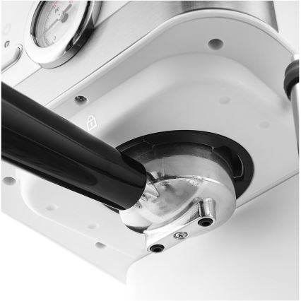Sencor - Espresso kafijas automāts ar sviru 1050W/230V balts/matēts hroms