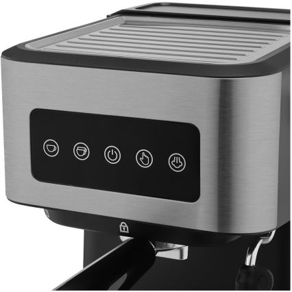 Sencor - Espresso kafijas automāts ar portafiltru 1050W/230V melns/matēts hroms