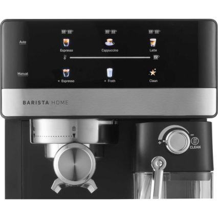 Sencor - Espresso kafijas automāts ar portafiltru 1350W/230V melns/matēts hroms