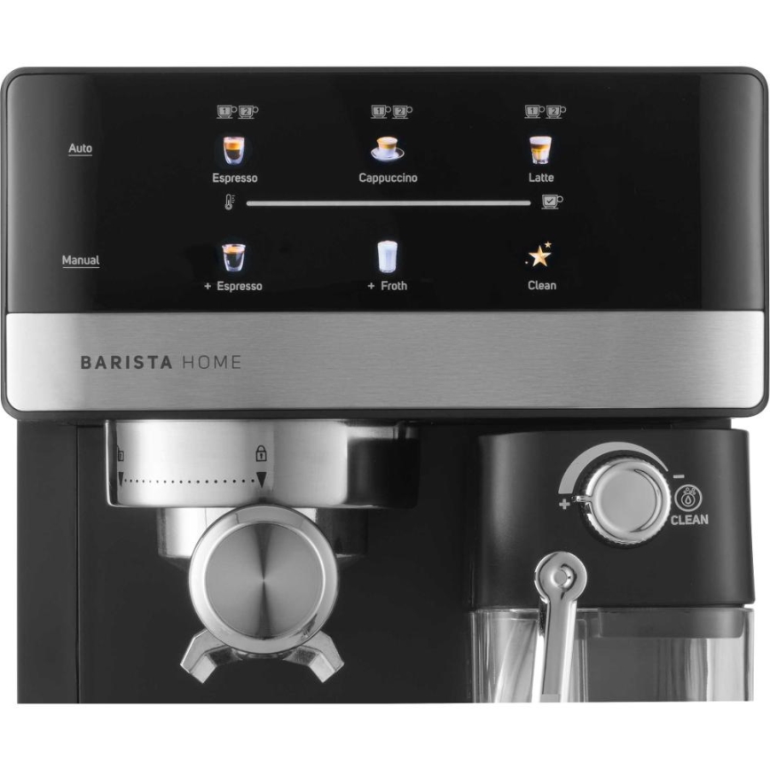 Sencor - Espresso kafijas automāts ar portafiltru 1350W/230V melns/matēts hroms