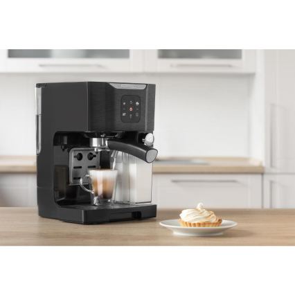Sencor - espresso kafijas automāts ar portafiltru 1450W/230V melns/matēts hroms