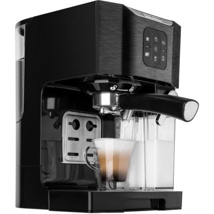 Sencor - espresso kafijas automāts ar portafiltru 1450W/230V melns/matēts hroms