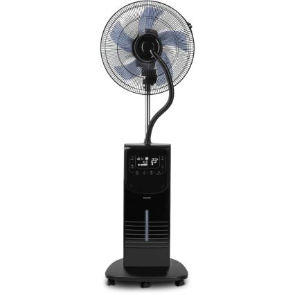 Sencor - Gaisa dzesētājs ar ūdens smidzinātāju 90W/230V melna + tālvadības pults