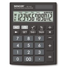 Sencor - Galda kalkulators 1xLR1130 melns