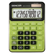 Sencor - Galda kalkulators 1xLR44 zaļš/melns