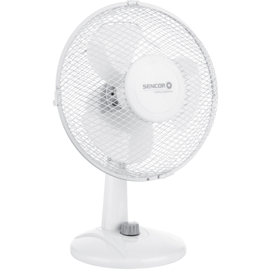 Sencor - Galda ventilators 30W/230V balts
