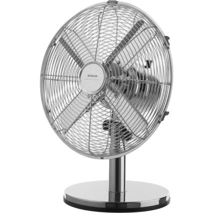 Sencor - Galda ventilators 35W/230V spīdīga hroma apdare